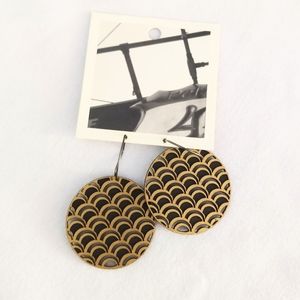 🆕Anthropologie 🌠Art Deco Scallop Dangles